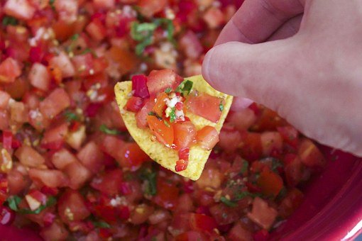 Salsa Nachos Mexican Appetizer Hot Snack S