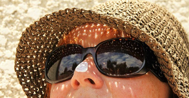 Sunblock Sunglasses Skincare Hat Summer Su